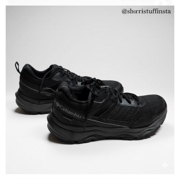 Columbia Other - Columbia Mens Plateau Hiking Shoes \Black & Grey Waterproof Outdoor Sneakers 12